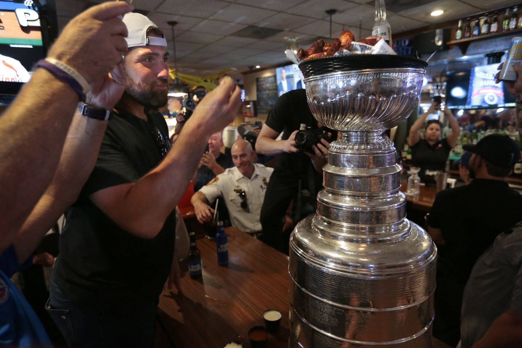 Pat Maroon brings home the Stanley Cup